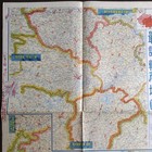 1938 Wwii Sino-japanese War Military Situation Map Bombed Area Hankou Amoy China