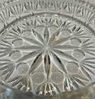 Vintage Lead Crystal Cut Clear Glass Cigar Cigarette Ashtray 6 25 In Starburst