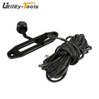 1 4  X 50  8500lbs Synthetic Winch Line Cable Rope Fairlead Hook For Atv Utv