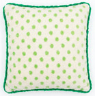 Needlepoint Pillow  Vintage Frog Toad Lemonade Mushroom Kitsch Handmade Cushion