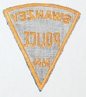 Very Old Swanzey Police New Hampshire Nh Pd Vintage Patch
