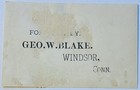 1880   s Era Hartford Sewing Machine Victorian Trade Card W  Jumbo The Elephant  