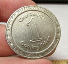 Vintage Sahara Casino Las Vegas Nevada  1 One Dollar Gaming Token Coin