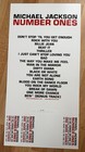 Michael Jackson  number Ones  2003 Promo Poster flat 2-sided 12x24  new 