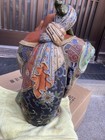 Japanese Vintage Hotei Budai God Large Kutani Pottery Statue 16 Inch Figurine