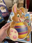 Big Lot  Vintage 90 s Easter Window Clings Wall Decor Precious Bunny         