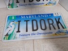 Maryland Treasure The Chesapeake License Plates Wildlife Crab Crane    I T Dork