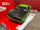 Scx 1 32 Scale Analog Plymouth Arr Cuda -sassy Green With Lights