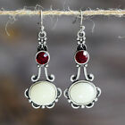 Fashion 925 Silver Dangle Drop Earrings Hook Women Turquoise Jewelry Ear Gifts