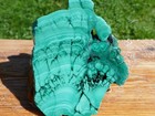 Tcr Malachite chrysocolla Jasper agate lapidary Rough Slab 301 Grams