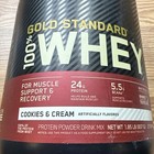 Optimum Nutrition Gold Standard 100  Whey Protein Cookies   Cream 1 85lb 5 2026