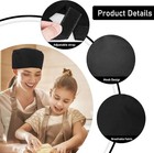2pcs Unisex Chef Hats - Adjustable Kitchen Caps For Cooking   Food Service     Bla