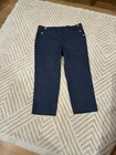 Loft Navy The Riviera Slim Pants