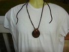 Native American Deerskin Leather Medicine Bag  Buckskin Necklace Pouch  2 