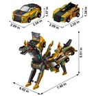 2 In 1 Collision Transforming Dinosaur Car Toy Automatic Transformation For Kids