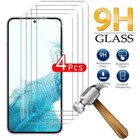 4pcs Tempered Glass Screen Protector For Samsung Galaxy S21 S22 S23 S24 Fe Ultra