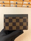 Louis Men   s Damier Ebene Brown Card Holder Credit Card Case