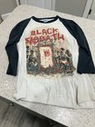 4 Vintage 3 4 Sleeve   Concert Shirt Shirts Black white Rock   Pop Tee 