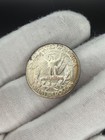 1964 25c Washington Quarter- Choice Bu Toned   Free Shipping