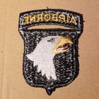 1950s-60s 101st Airborne Division One Piece Cut Edge Patch Vietnam Era