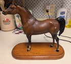 Breyer Horse Proud Stallion  217 Witez Ii Mahogany Nightlight On Wood Base
