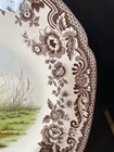 Large Spode Woodland Fowl Serving Platter Tray 16 5  X 13 5  Quail Birds England