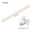 10pcs Wood Sticks  1 2 x 1 2  X 12  Rectangle Wooden Cube For Diy