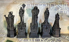 Tabletop Terrain -10 Pieces- Statues   Statue Ruins- Great For Warhammer 40k aos