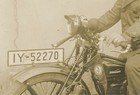 Zundapp German Motorcycle Bike Photo Real Photo Postcard Dated 1933 Rppc