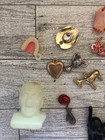 Vintage Cracker Jack Gumball Toy Prize Charm Lot Celluloid Plastic 19 Pieces 1d