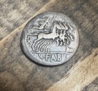 Roman Republic Q  Fabius Labeo  Denarius  124 Bc  Rome Mint