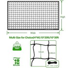 Baseball Softball Backstop Net 10 X 20 Ft Heavy Duty  18 Nylon Black