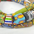 Millefiori Venetian Mixed Trade Beads 34inch