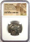 Athens Greece Athena Owl Tetradrachm Coin  119 Bc  New Style  - Ngc Choice Vf