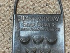 Antique Vintage Metal Sunny Monday Soap Shaver Primitive Rustic Farmhouse