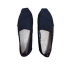 Woman s Toms Canvas Slip On Black On Black Us Size 6 5 Brand New 100  Authentic