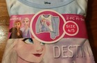 Disney Frozen Ii Girl s Flannel 2 Pc Set Pajamas - Elsa - Size 4 5  new  