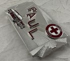 Vintage Silver Hook Fast Ambulance Belt Buckle Paul Rescue Squad Medic