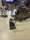 Warhammer Metal Steam Tank And Characters