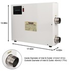 15kw Electric Water Heater Swimming Pool Thermostat 220v Spa Hot Tub Genuine Usa