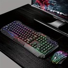 Rechargeable Wireless Keyboard And Mouse Gaming Combo Set Rgb Backlit Light Up