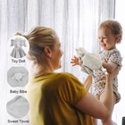 Soft Plush Elephant Security Blanket Baby Comfort Toy Lovey For Boys Girls