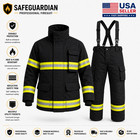 Safeguardian Firefighter Turnout Gear Bunker Gear Fire Suit Jacket Pants W Susp