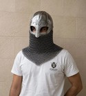 Viking Warrior Helmet   Norse Medieval Helm With Chainmail Aventail   Larp Armor