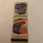 Vintage Matchbook Cover Matchcover Old Nick Candy Bar