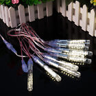 4  X 10 Tube 120 Led 13ft Meteor Shower Lights Tree Garden Christmas Party