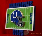 Indianapolis Colts Hand Crafted Nfl 3d Wooden Team Helmet Wall D  cor Hanging Art