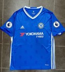 Chelsea Hazard 2016-17 Retro Soccer Home Jersey - Size Medium  Men