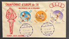 Atoz  Scarce Set Of Lebanon Semi-postals On 2 Fdcs For Europe Marksmanship Ovpt 