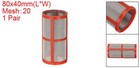 1 Pair 200 Mesh In-line Strainer Stainless Steel Filter Screen Replacement